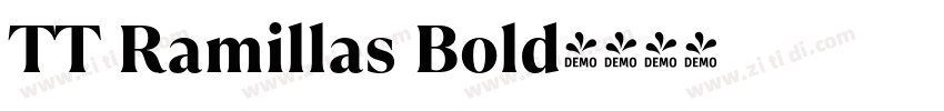 TT Ramillas Bold字体转换